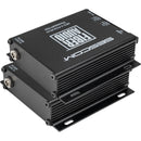 Sescom 2-Channel Unbalanced RCA Line Level Audio over Simplex LC Fiber Transmitter & Receiver Set