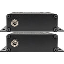 Sescom 2-Channel Unbalanced RCA Line Level Audio over Simplex LC Fiber Transmitter & Receiver Set