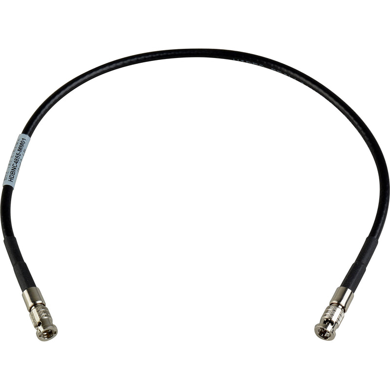 Laird Digital Cinema 4855R High-Density HD-BNC Male to HD-BNC Male 12G HD-SDI Patch Cable (3')
