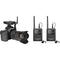 Saramonic SR-WM2100 2-Person Camera-Mount Digital Wireless Omni Lavalier Microphone System for Cameras and Smartphones (2.4 GHz)