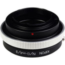 KIPON Lens Mount Adapter for Nikon F-Mount, G-Type Lens to Micro Four Thirds Camera