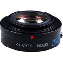 KIPON Baveyes 0.7x Mark 2 Lens Mount Adapter for Alpa-Mount Lens to FUJIFILM X-Mount Camera