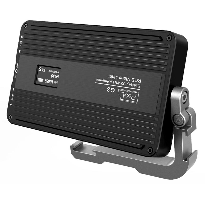 Pixel G3 RGB Video Light with Integrated Tilt Bracket