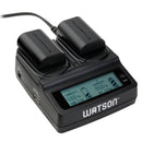 Watson Duo LCD Charger for L & M Series Rechargeable Batteries