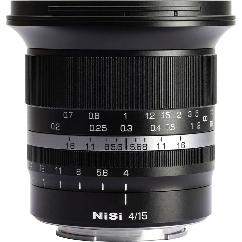 NiSi 15mm f/4 Sunstar ASPH Lens for Canon RF (Black)