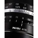 NiSi 15mm f/4 Sunstar ASPH Lens for Nikon Z (Black)