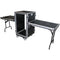 ProX 16U Vertical Amp/Rack, 24" Deep  4 Casters with Side Table