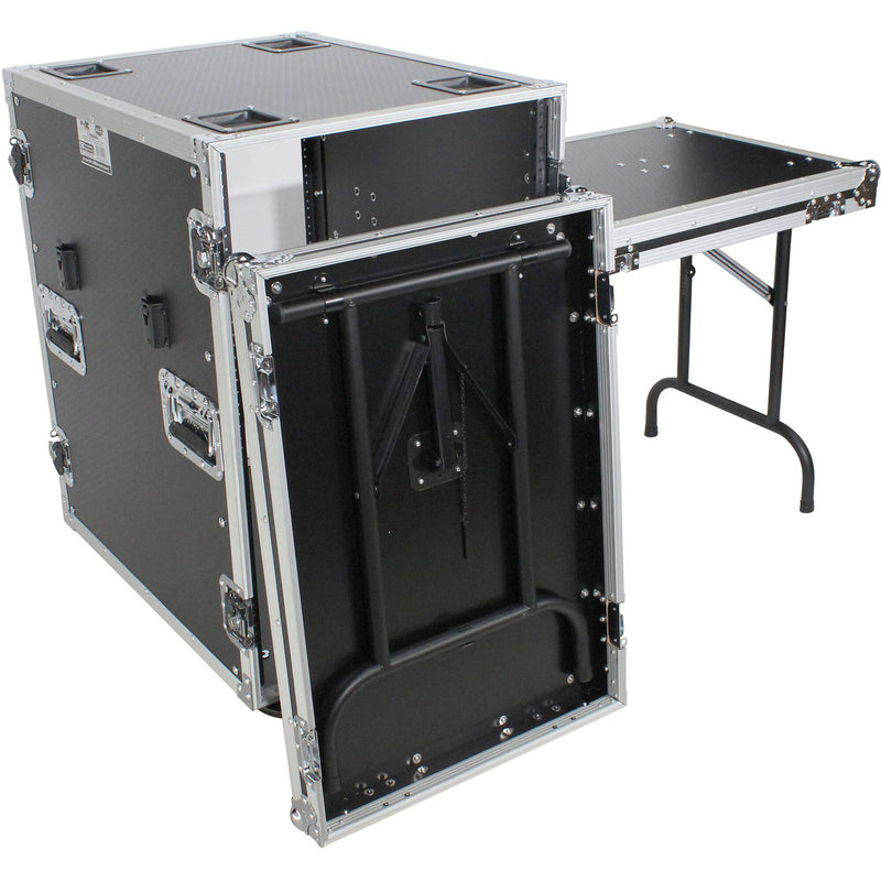 ProX 18U Vertical Amp/Rack, 24" Deep, 4 Casters