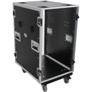 ProX 18U Vertical Amp/Rack, 24" Deep, 4 Casters
