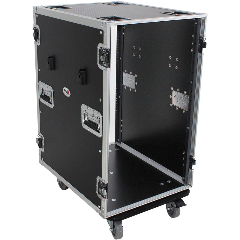 ProX 18U Vertical Amp/Rack, 24" Deep, 4 Casters