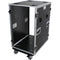 ProX 18U Vertical Amp/Rack, 24" Deep, 4 Casters