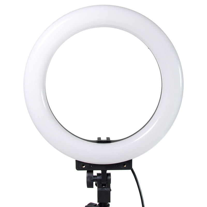 Savage 12" Bi-Color RGB Tabletop Ring Light with Stand and Carrying Case