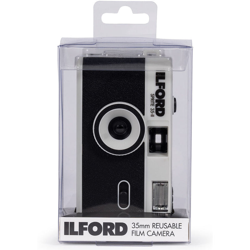 Ilford Sprite 35-II Film Camera (Black & Silver)