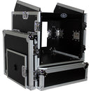 ProX 10U Vertical Rack x 10U Top Mixer DJ Combo Flight Case