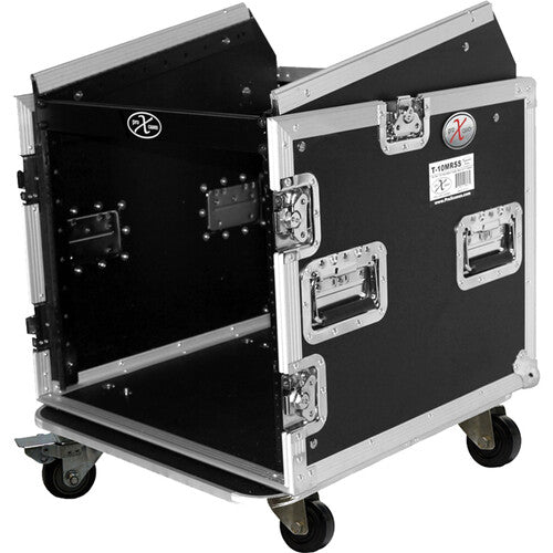 ProX 10U Vertical Rack x 10U Top Mixer DJ Combo Flight Case