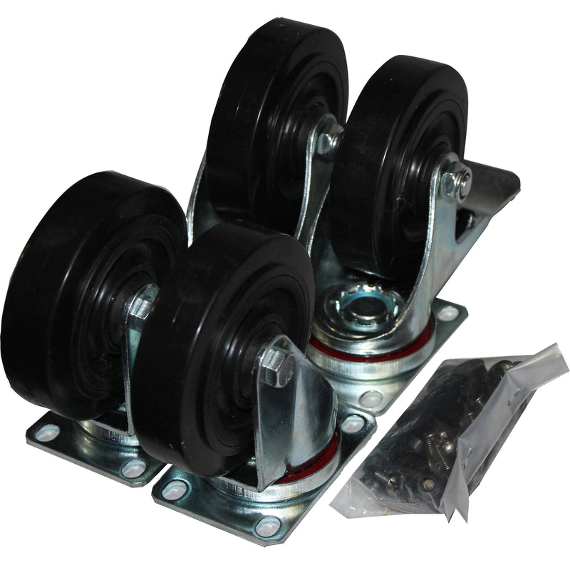 ProX 14U Vertical Amp Rack with 10U Top Mixer DJ Combo Flight Case