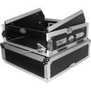 ProX 2U Vertical Rack x 10U Top Mixer DJ Combo Rack Flight Case