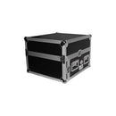 ProX 4U Vertical Rack x 10U Top Mixer DJ Combo Flight Case with Laptop Shelf