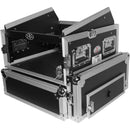 ProX 4U Vertical Rack x 10U Top Mixer DJ Combo Flight Case