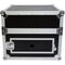 ProX 6U Vertcal Rack x 10U Top Mixer DJ Combo Flight Case with Laptop Shelf