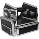 ProX 6U Vertical Rack x 10U Top Mixer DJ Combo Flight Case