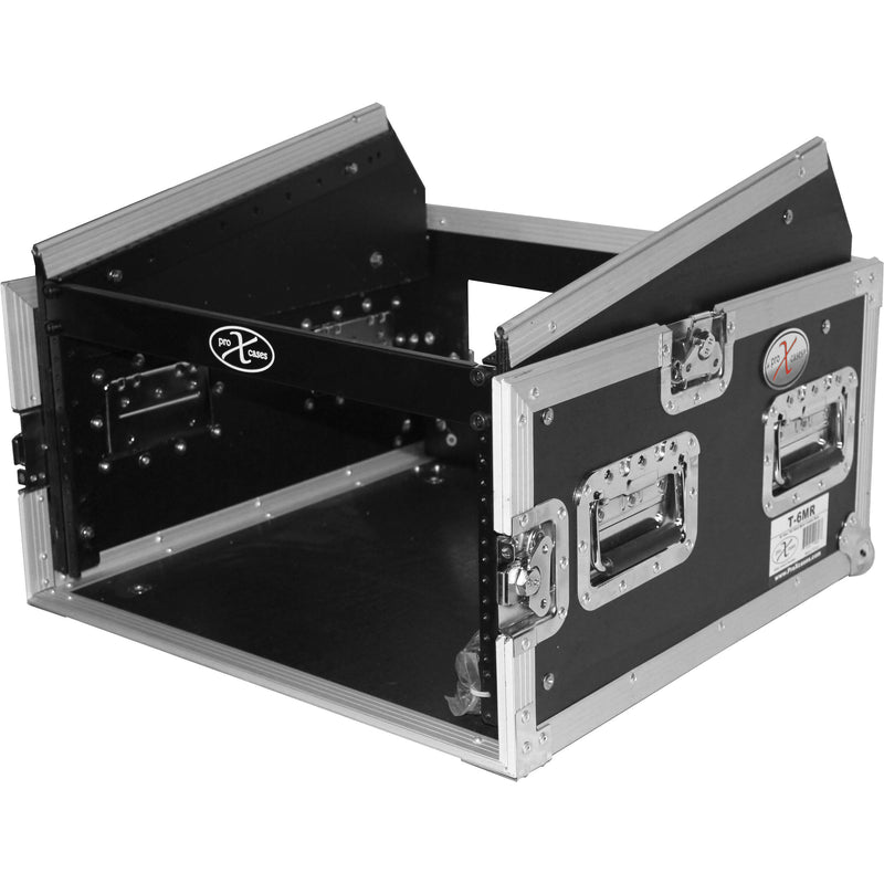 ProX 6U Vertical Rack x 10U Top Mixer DJ Combo Flight Case