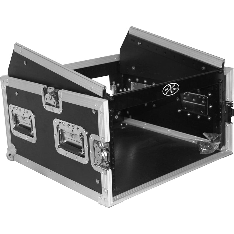 ProX 6U Vertical Rack x 10U Top Mixer DJ Combo Flight Case