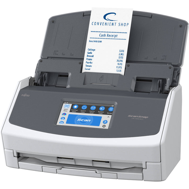 Fujitsu ScanSnap iX1600 Document Scanner (White)