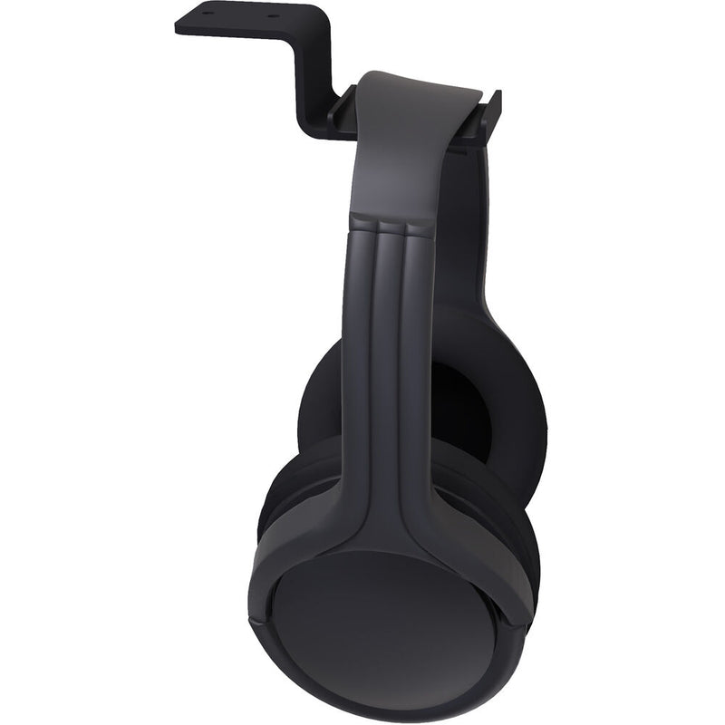 Kanto Living HH Universal Under Desk Headphone Hook (Black)
