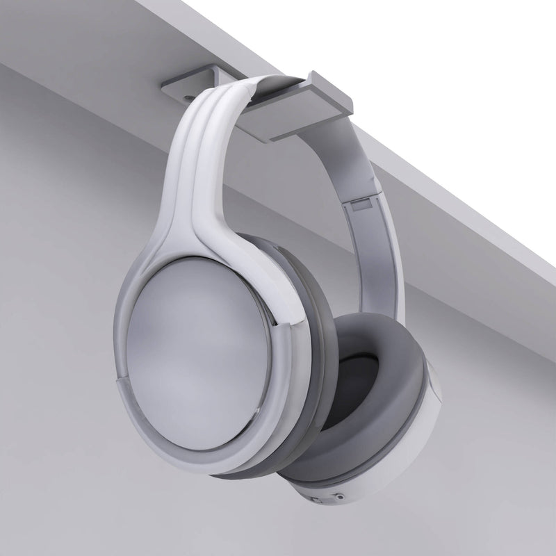 Kanto Living HH Universal Under Desk Headphone Hook (White)
