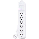 CyberPower B615 6-Outlet Essential Surge Protector (White)
