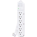 CyberPower B615 6-Outlet Essential Surge Protector (White)