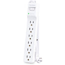 CyberPower B615 6-Outlet Essential Surge Protector (White)