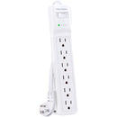 CyberPower B615 6-Outlet Essential Surge Protector (White)