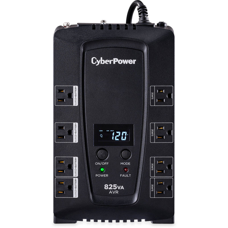 CyberPower CP825AVRLCD Intelligent LCD UPS (825VA)