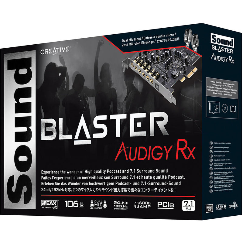 Creative Labs Sound Blaster Audigy Rx PCIe Sound Card