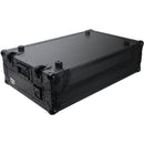 ProX Flight Case with Laptop Shelf, 1 RU Rackspace & Wheels for RANE ONE (Black on Black)