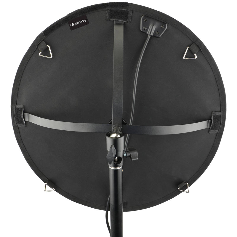 Genaray PortaSun Round Flexible Bi-Color LED Light with Softbox and Grid V2 (20")