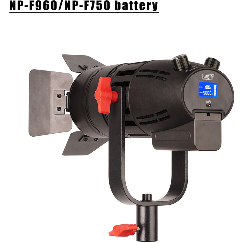 CAME-TV Boltzen Focusable 30W Fresnel Bi-Color LED Two-Light Kit with Batteries