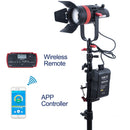 CAME-TV Q-55W Boltzen 55W Mark II High Output Daylight Fresnel 2-Light Kit