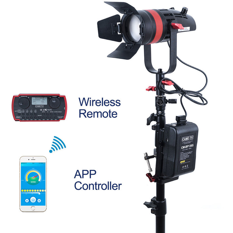 CAME-TV Q-55W Boltzen 55W Mark II High Output Daylight Fresnel 2-Light Kit