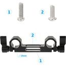 CAMVATE 15mm LWS Rod Clamp with 1/4"-20 Slots