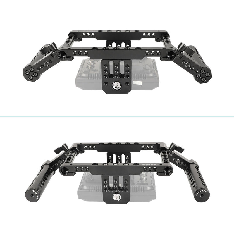 CAMVATE Director's Monitor Cage Kit with Dual Handgrips for 5 or 5.5" Monitor