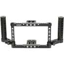 CAMVATE Director's Monitor Cage Kit with Dual Handgrips for 5 or 5.5" Monitor