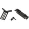 CAMVATE Adjustable Y-Shaped Lens Support V2 with 15mm Rod Clamp (Black Knobs)