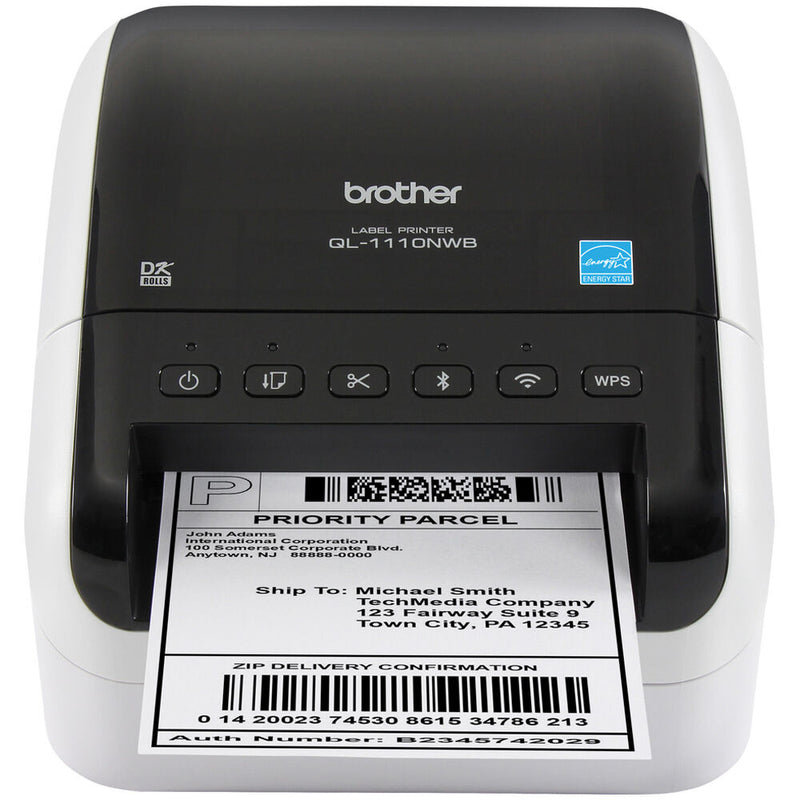 Brother QL-1110NWB Wide Format Professional Label Printer with Ethernet and Bluetooth