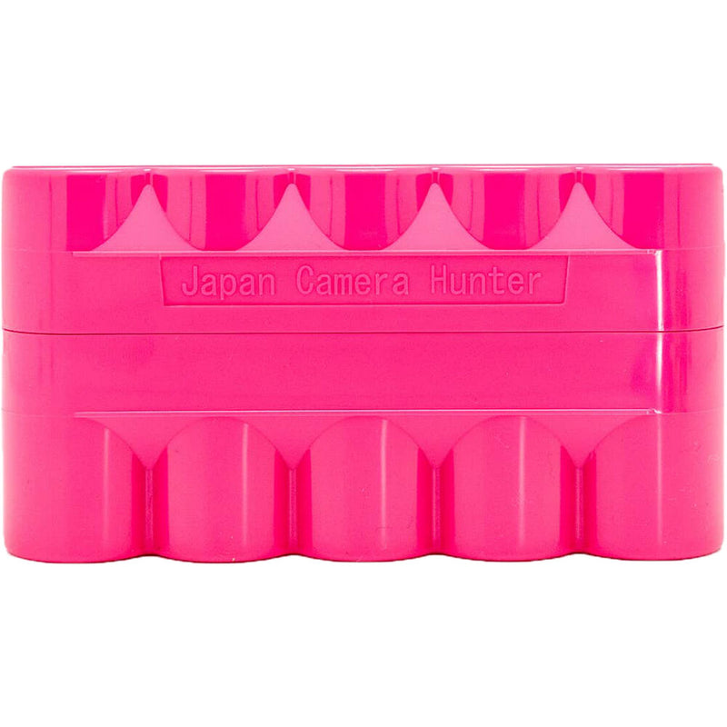 Japan Camera Hunter 120 Film Hard Case (Pink, Holds 5 Rolls)