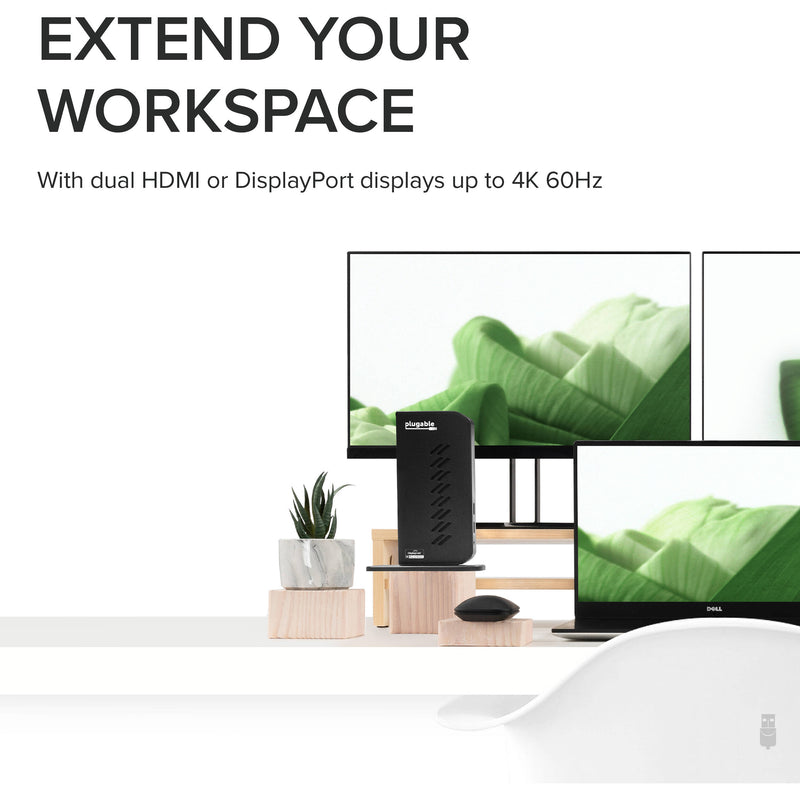 Plugable USB 3.1 Gen 1 Dual 4K Docking Station