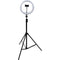 Gator 10" LED Ring Light with Stand and Phone Holder