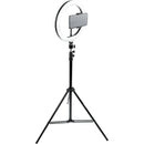 Gator 10" LED Ring Light with Stand and Phone Holder